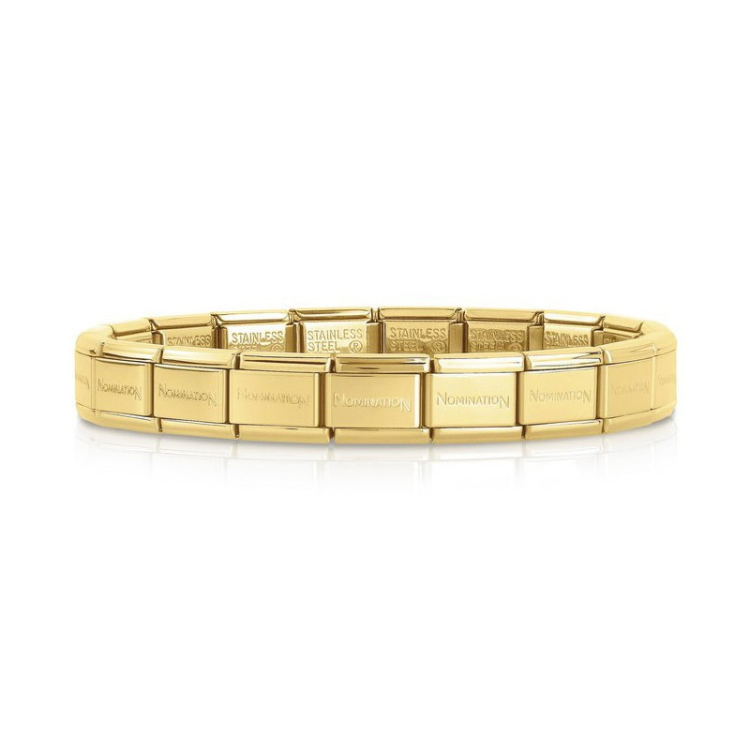 BASE CLÁSICA PULSERA DORADA BRILLO