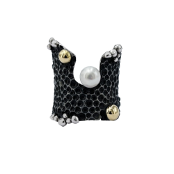 ANILLO DE PLATA 925 CON DETALLES EN ORO