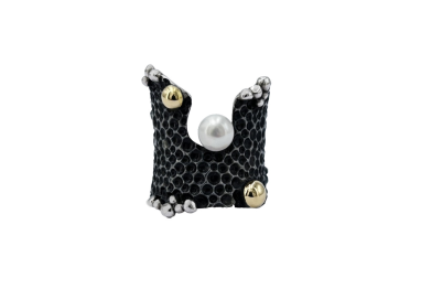 ANILLO DE PLATA 925 CON DETALLES EN ORO