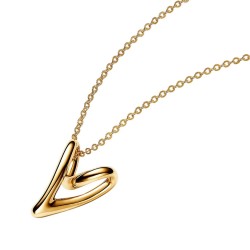 COLLAR PANDORA CORAZÓN FORMA ORGÁNICA