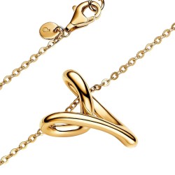COLLAR PANDORA CORAZÓN FORMA ORGÁNICA