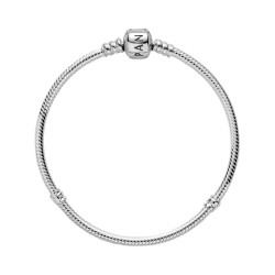 PULSERA CADENA SERPIENTE CIERRE BARRIL