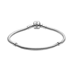 PULSERA CADENA SERPIENTE CIERRE BARRIL