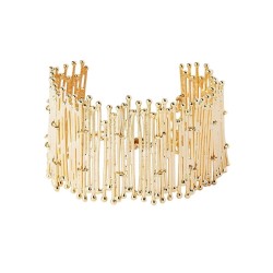PULSERA REDOSA CHAPADO ORO 18 KL TIRAS