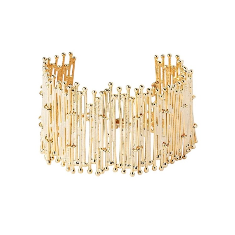 PULSERA REDOSA CHAPADO ORO 18 KL TIRAS