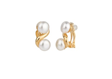 PENDIENTES PERLAS INFINITO 9MM