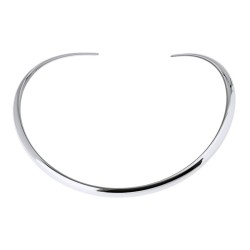 CHOKER SUAVE LISO PLATEADO