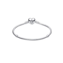PULSERA CADENA DE SERPIENTE Y CORAZÓN