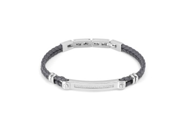 PULSERA MANVISION EN PIEL SINTÉTICA