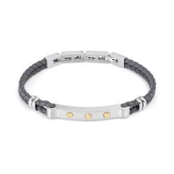 PULSERA MANVISION CON TORNILLOS ORO