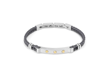 PULSERA MANVISION CON TORNILLOS ORO