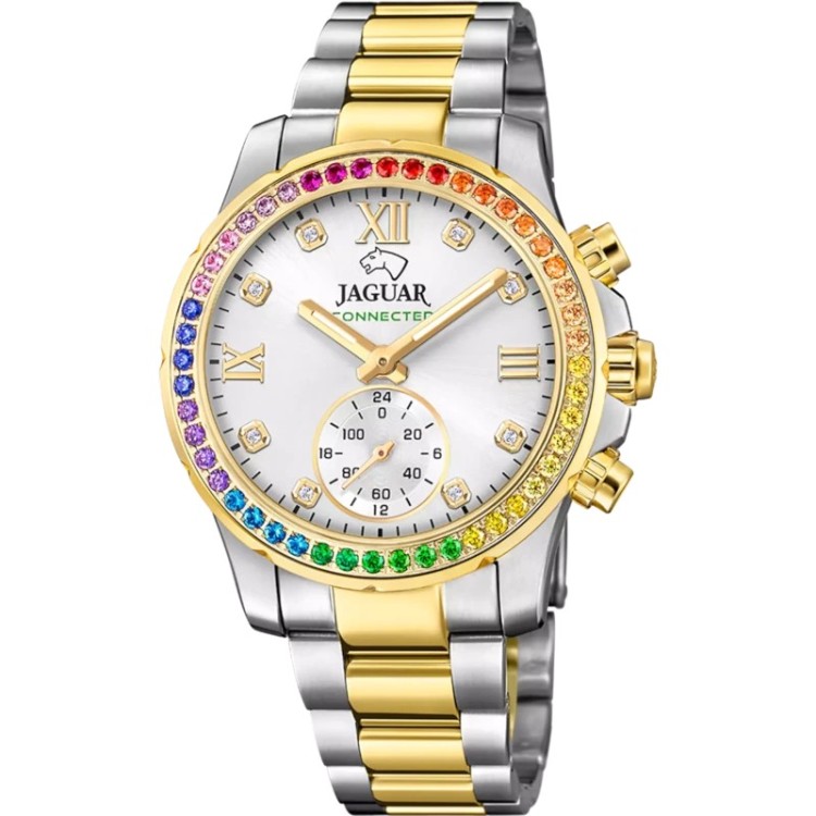 RELOJ MUJER JAGUAR CONNECTED LADY PLATA