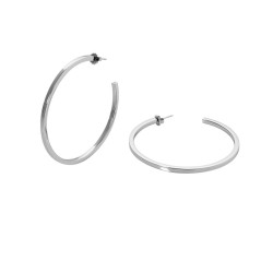 PENDIENTES MEDIO ARO CUADRADO