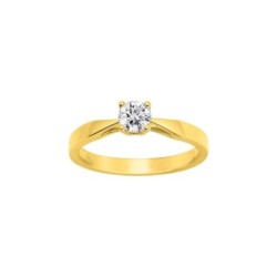 ANILLO DE COMPROMISO CON BRILLANTE 0.35 CT