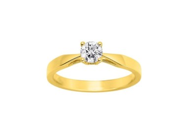 ANILLO DE COMPROMISO CON BRILLANTE 0.35 CT