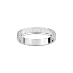 ALIANZA DE PLATA TEXTURIZADA 3,5 MM