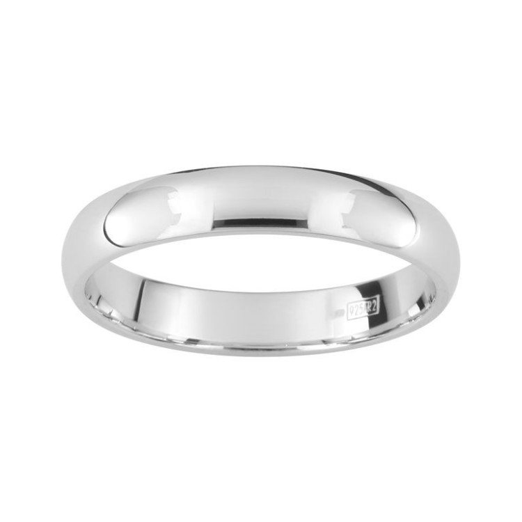 ALIANZA DE PLATA CLÁSICA CONFORT 3.5 MM