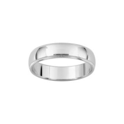 ALIANZA DE BODA BRILLO Y CANTOS LABRADOS 4,5 MM