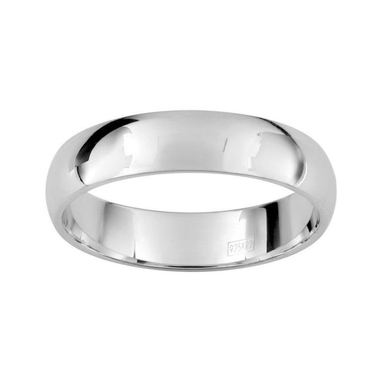 ALIANZA DE PLATA CLÁSICA CONFORT 4,5 MM