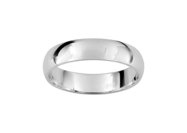 ALIANZA DE PLATA CLÁSICA CONFORT 4,5 MM