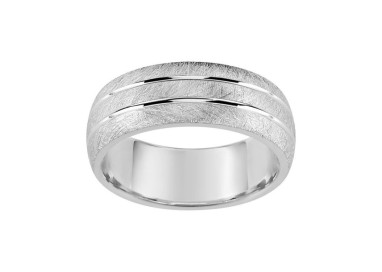 ALIANZA DE PLATA HIELO CONFORT 7 MM