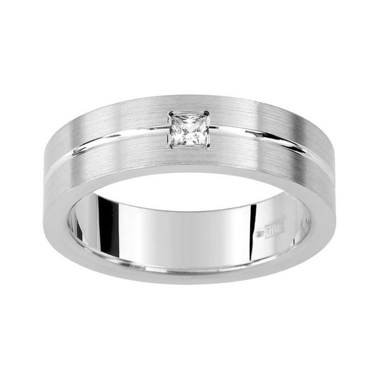 ALIANZA DE PLATA CIRCONITA CONFORT 5,5 MM