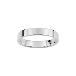 ALIANZA DE PLATA PLANA CONFORT DE 3,5 MM