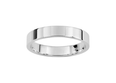 ALIANZA DE PLATA PLANA CONFORT DE 3,5 MM