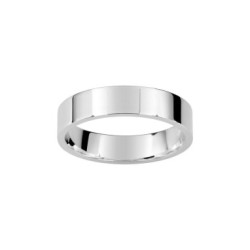 ALIANZA DE PLATA PLANA CONFORT 4,5 MM