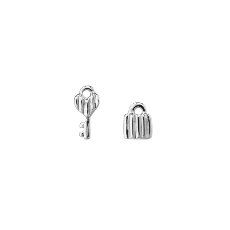 PENDIENTES CON FORMA DE LLAVE Y CANDADO