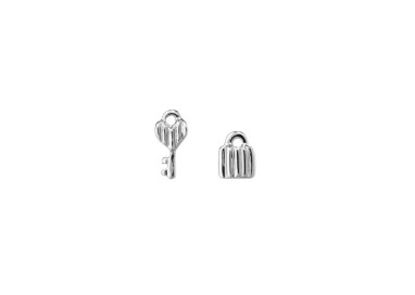 PENDIENTES CON FORMA DE LLAVE Y CANDADO
