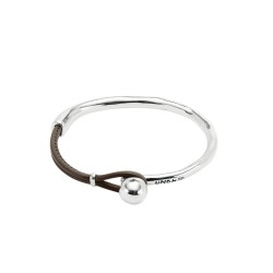 PULSERA SEMIRÍGIDA CUERO COLOR MARRÓN