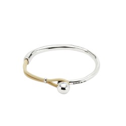 PULSERA SEMIRÍGIDA CUERO COLOR MARFÍL