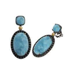 PENDIENTES LARGOS CIELO