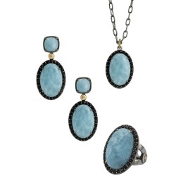 PENDIENTES LARGOS CIELO