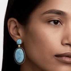 PENDIENTES LARGOS CIELO