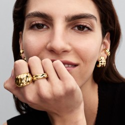 ANILLO BANDA ANCHA ONDULADA