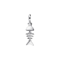 CHARM COLGANTE ESPINA PEZ COLOR TURQUESA