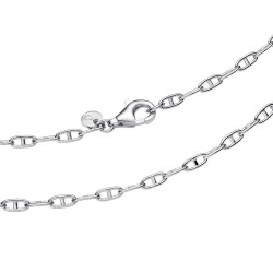 COLLAR ANCLA EN PLATA DE PRIMERA LEY