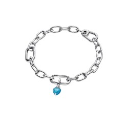 CHARM COLGANTE CORAZÓN COLOR TURQUESA