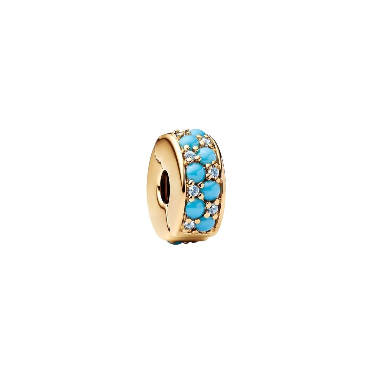 CHARM DE CLIP AZUL AGUA