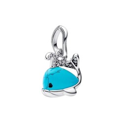 CHARM COLGANTE BALLENA COLOR TURQUESA