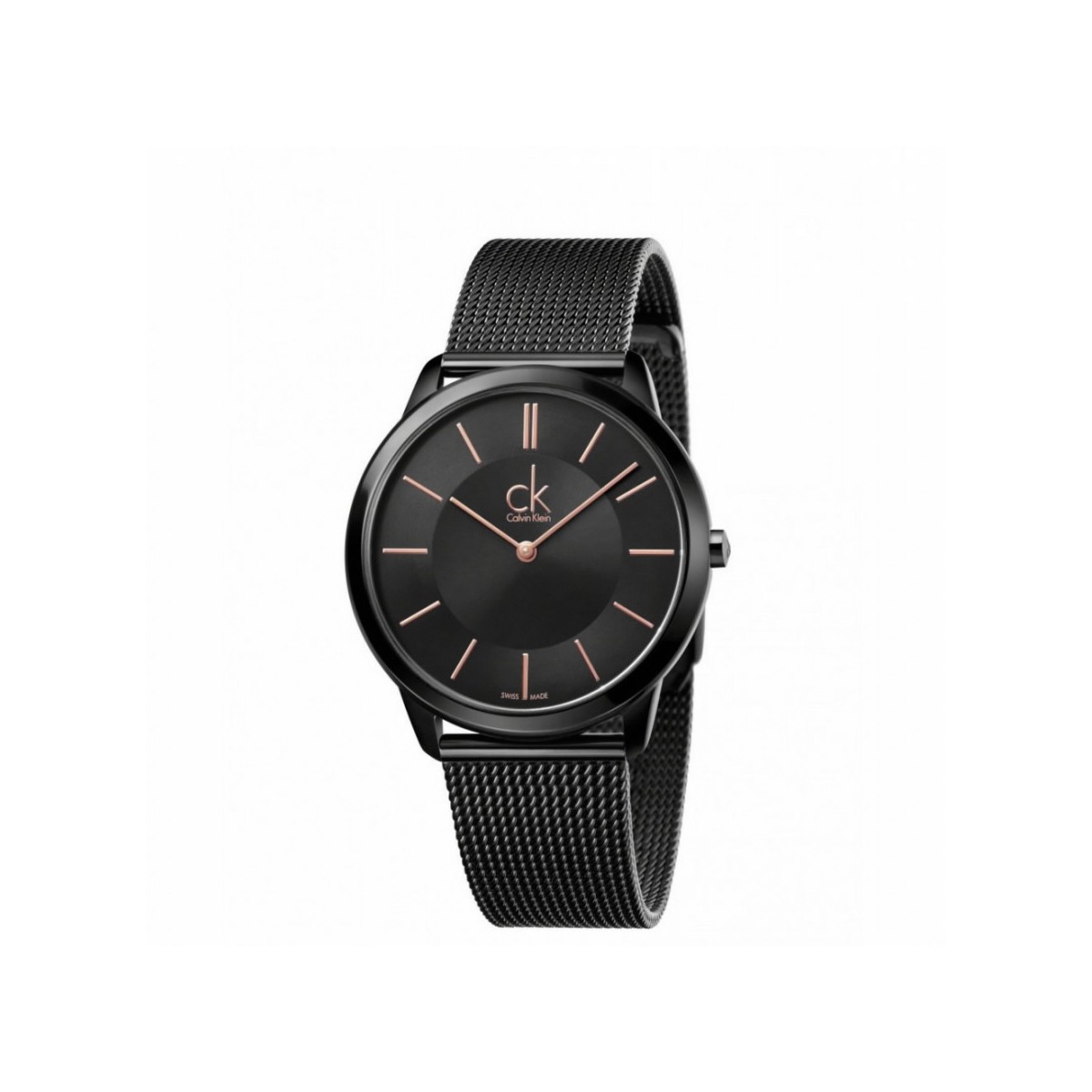 Reloj hombre Calvin Klein en negro y rosa - Joyería Oliver del Pino