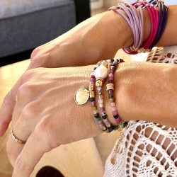 PULSERA TURMALINA PERLA