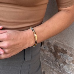 PULSERA ETNIA PIEDRAS NATURALES