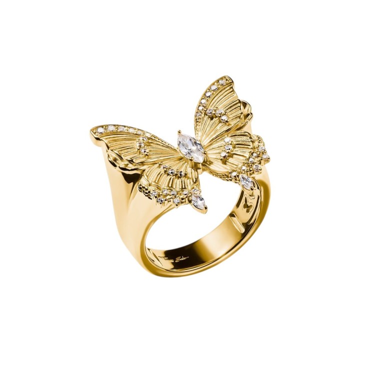 ANILLO DE MARIPOSA BUTTERFLY PARADISE