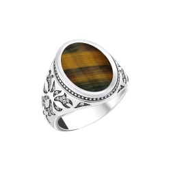 ANILLO THOMAS SABO OJO DE TIGRE
