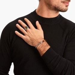 ANILLO THOMAS SABO OJO DE TIGRE