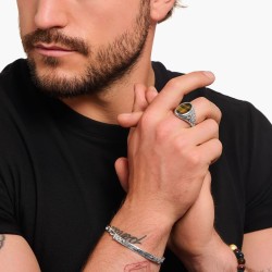 ANILLO THOMAS SABO OJO DE TIGRE