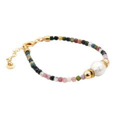 PULSERA TURMALINA PERLA